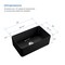 Kibi Pure 30 Fireclay Kitchen Farmhouse Apron Front Single Bowl Sink - Matte Black K2-SF30MB - alternate 10